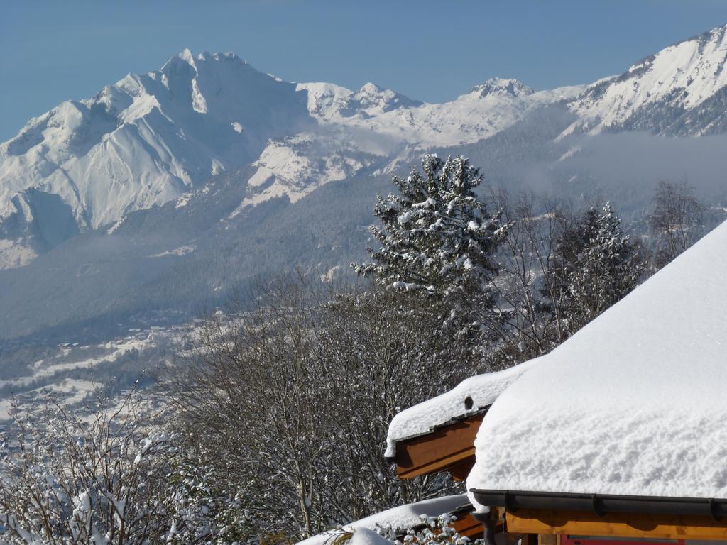 Chalet Des Alpes Bed & Breakfast Crans-Montana Bagian luar foto