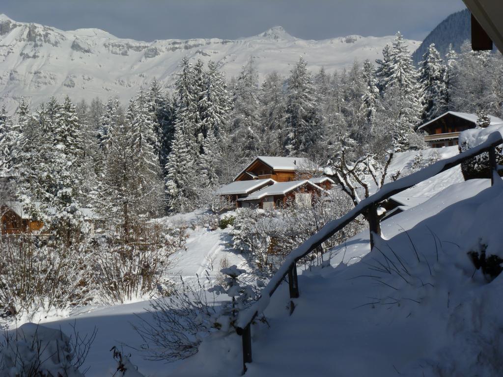 Chalet Des Alpes Bed & Breakfast Crans-Montana Bagian luar foto